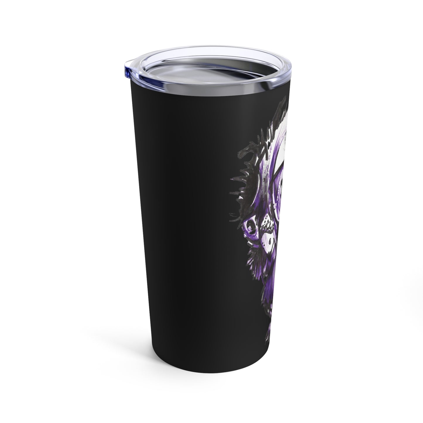 Liquid Ink Pen Art Owl 20oz Tumbler