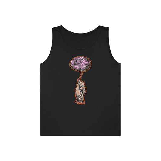 Intro Spect Brain Maze Unisex Heavy Cotton Tank Top Introspect Brain Maze