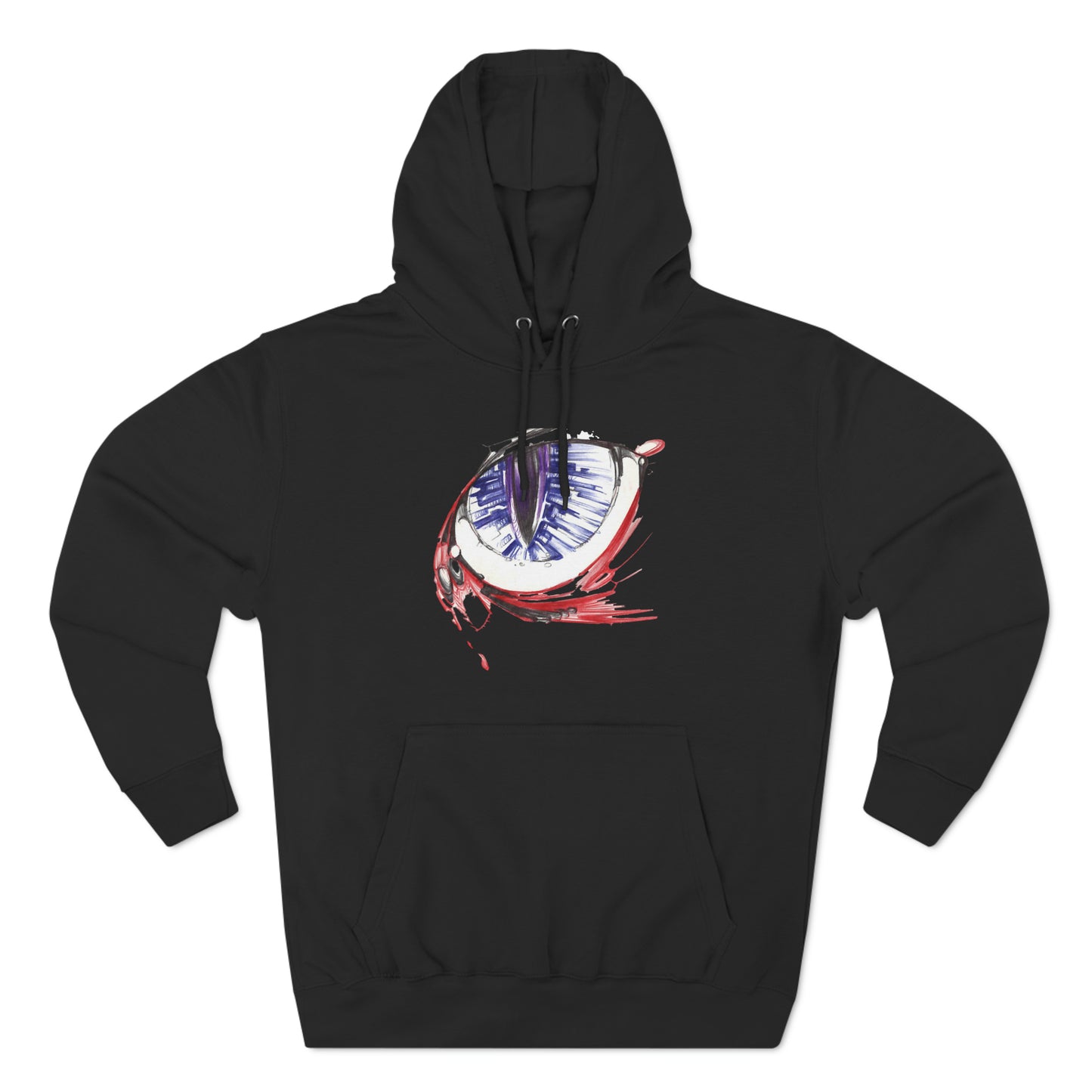 Liquid Ink Pen Art Eye Hoodie