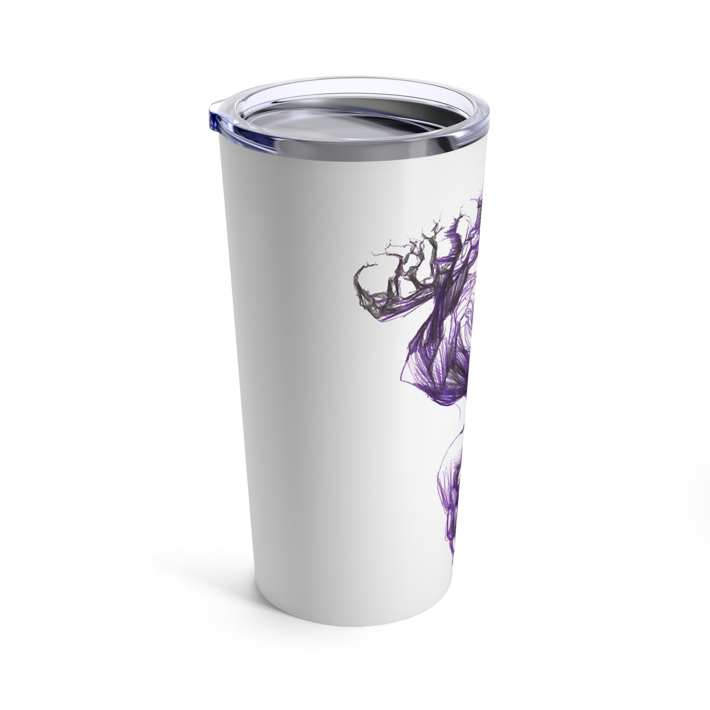 Liquid Ink Pen Art Tree 20oz Tumbler