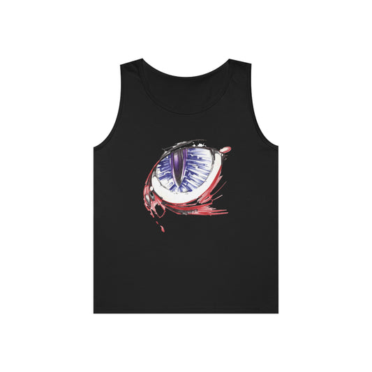 Liquid Ink Eye Unisex Heavy Cotton Tank Top Liquid Ink Eye