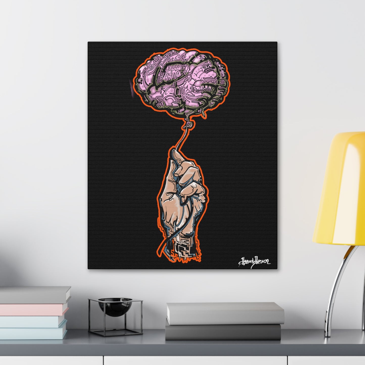 Intro Spect Brain Maze Canvas Gallery Wraps