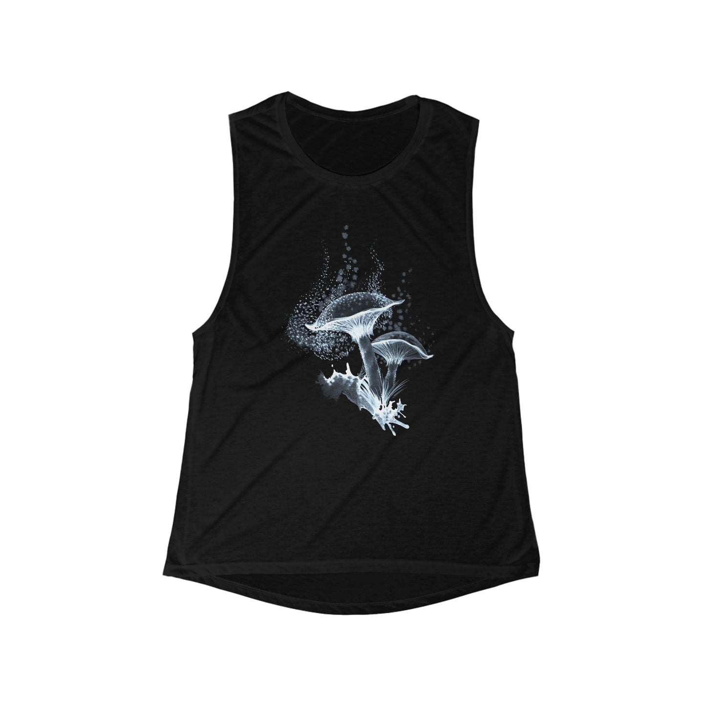 Liquid Flora Mushroom Women's Flowy Scoop Muscle Tank Liquid Flora Mushroom