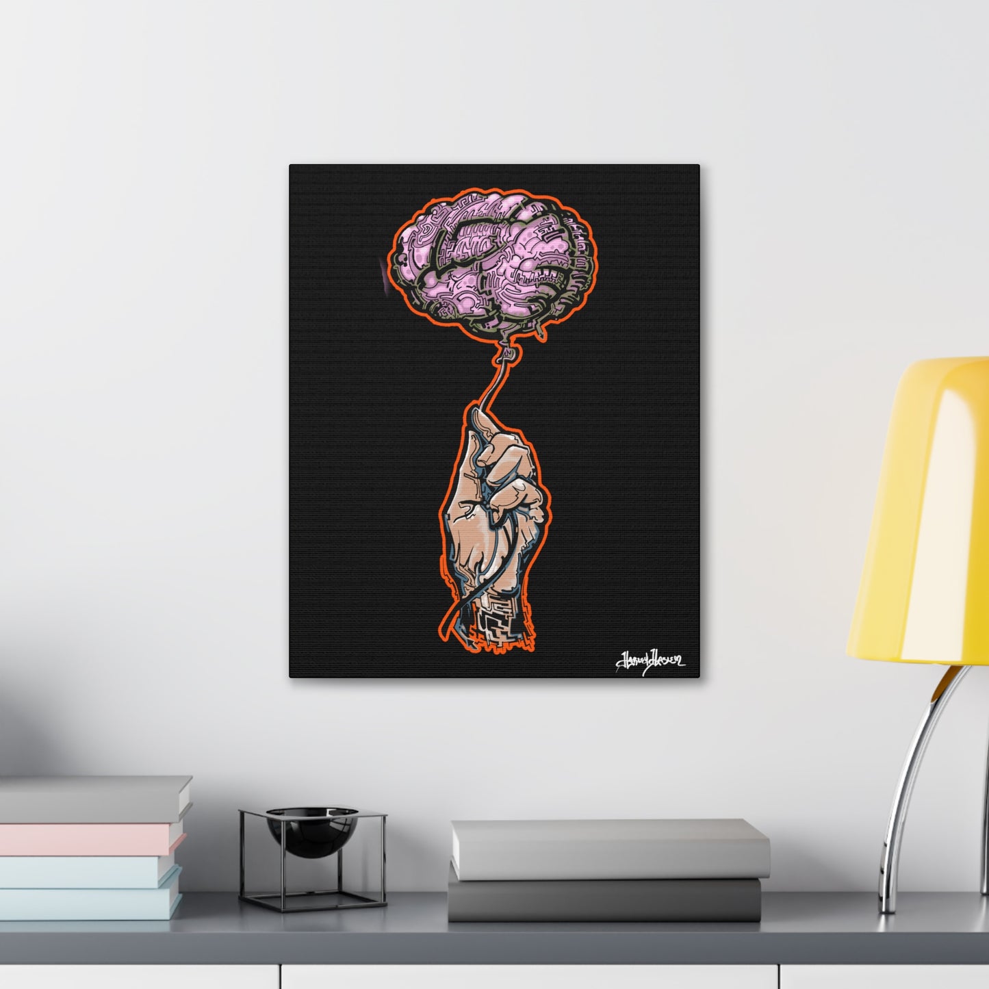 Intro Spect Brain Maze Canvas Gallery Wraps