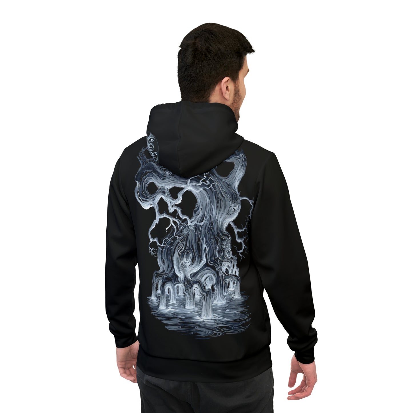 Liquid Trees Dripping Tree Plus Size Hoodie