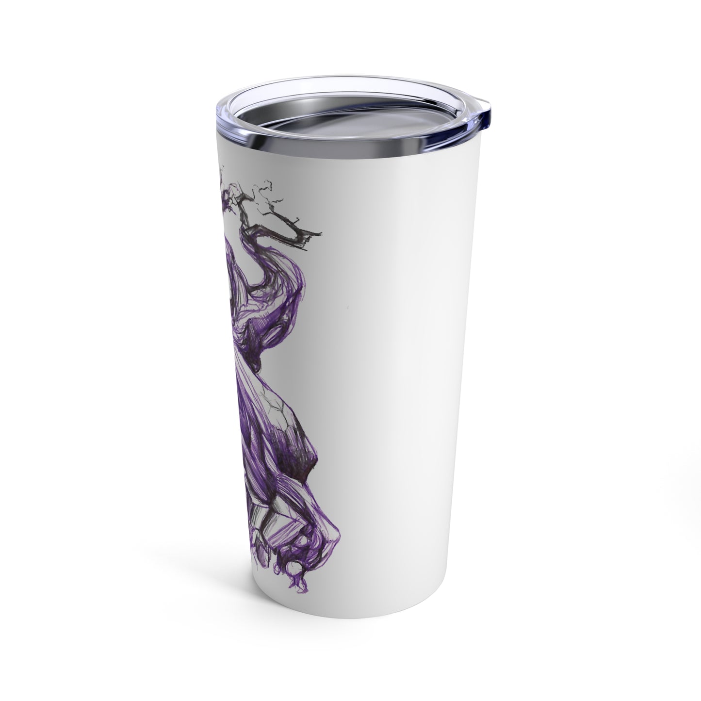 Liquid Ink Pen Art Tree 20oz Tumbler