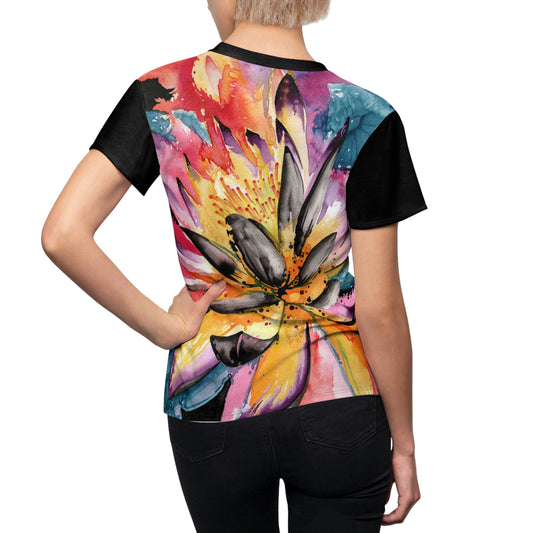 Liquid Flora Water Lily Women's Tee