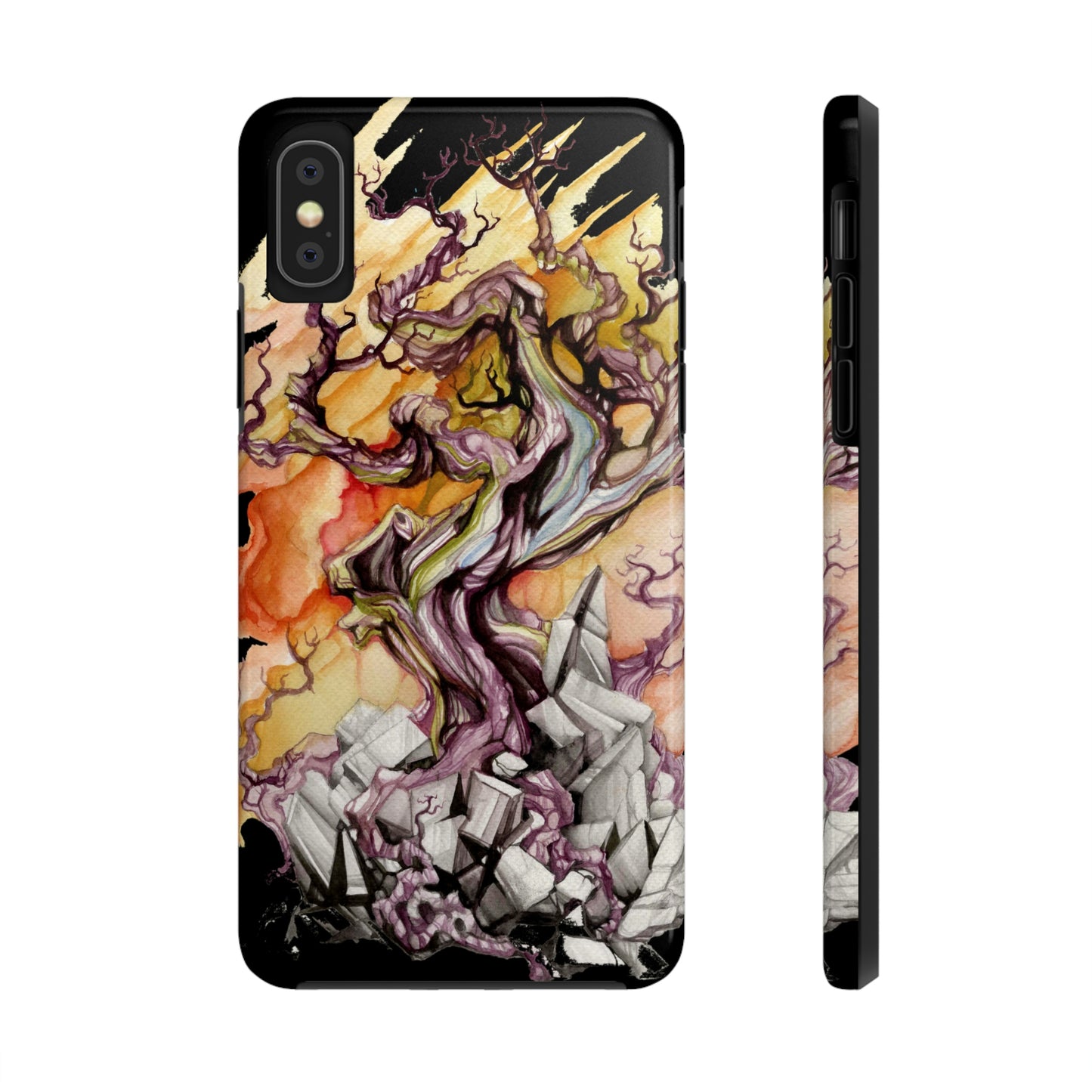 Liquid Trees #8 Tough iPhone Case