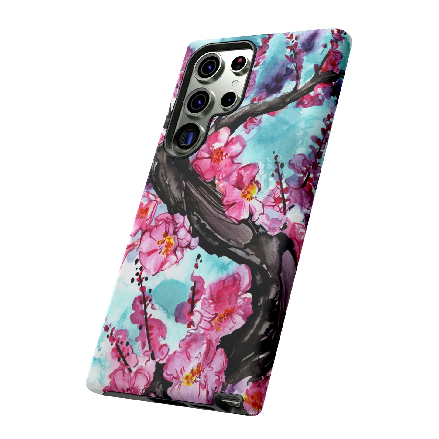 Liquid Flora Cherry Blossom Tough Phone Case