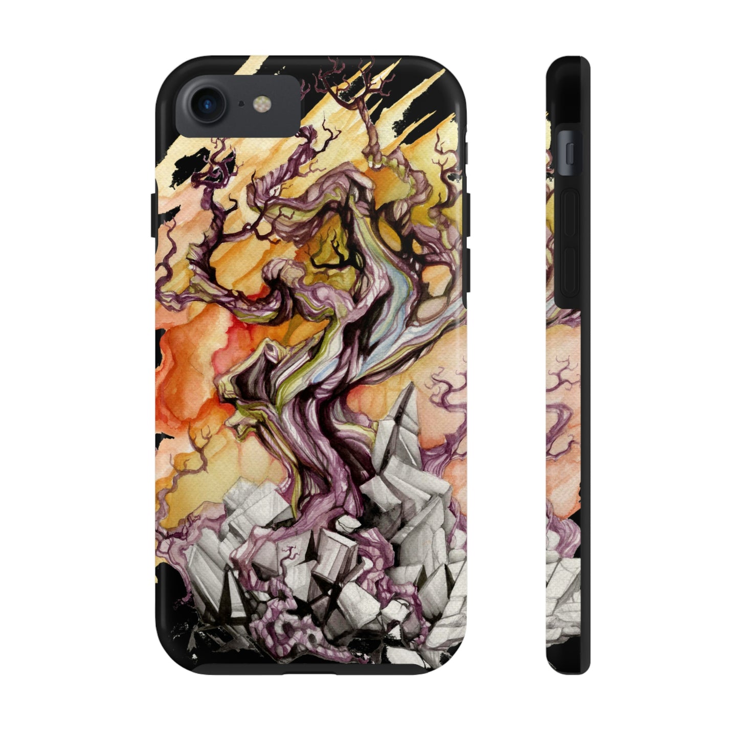 Liquid Trees #8 Tough iPhone Case