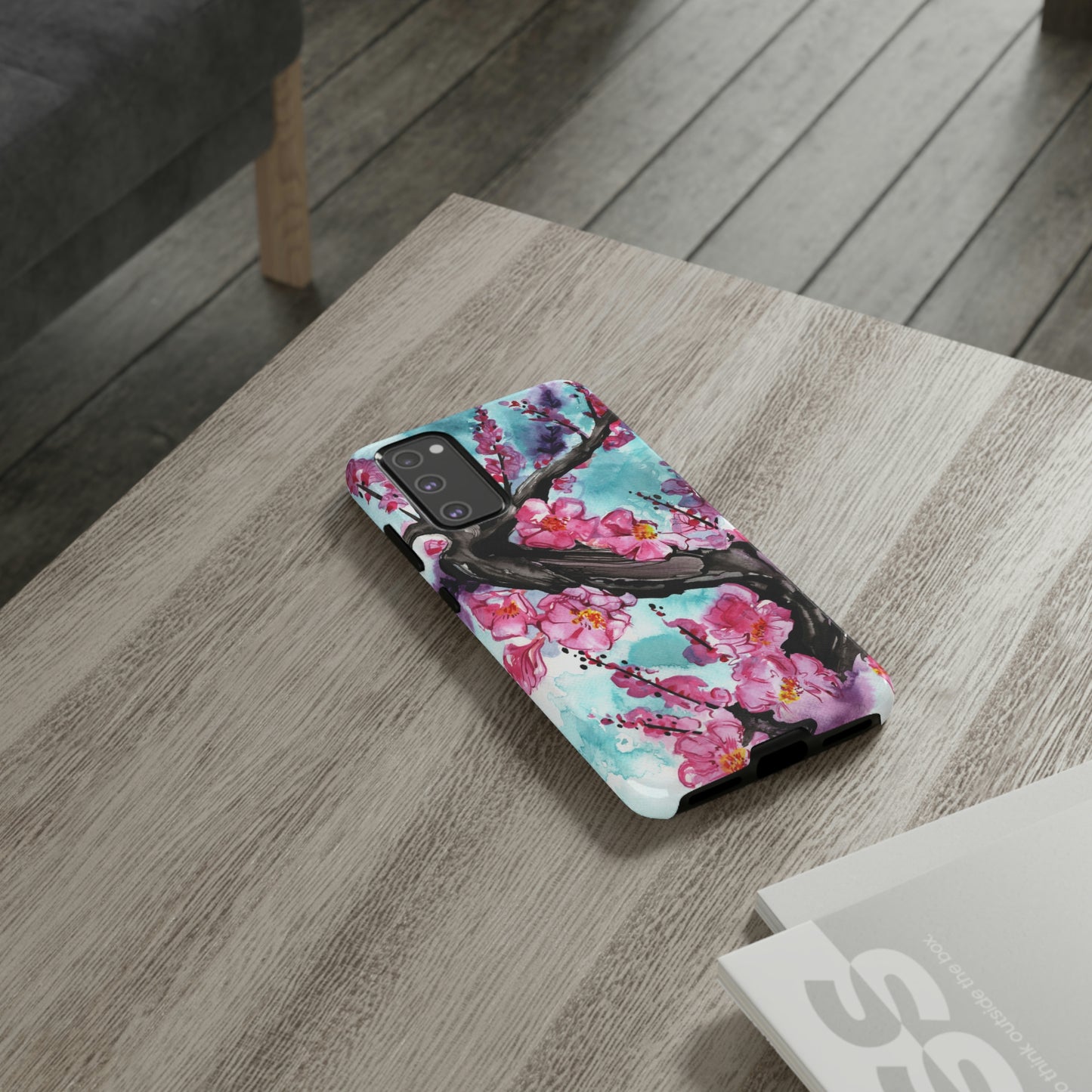 Liquid Flora Cherry Blossom Tough Phone Case