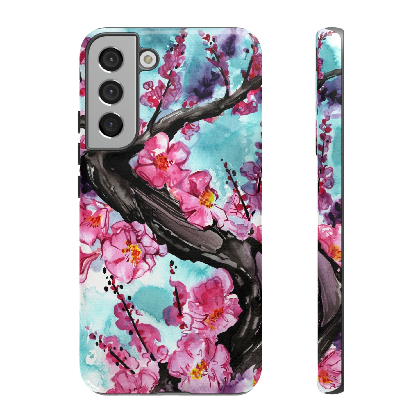 Liquid Flora Cherry Blossom Tough Phone Case