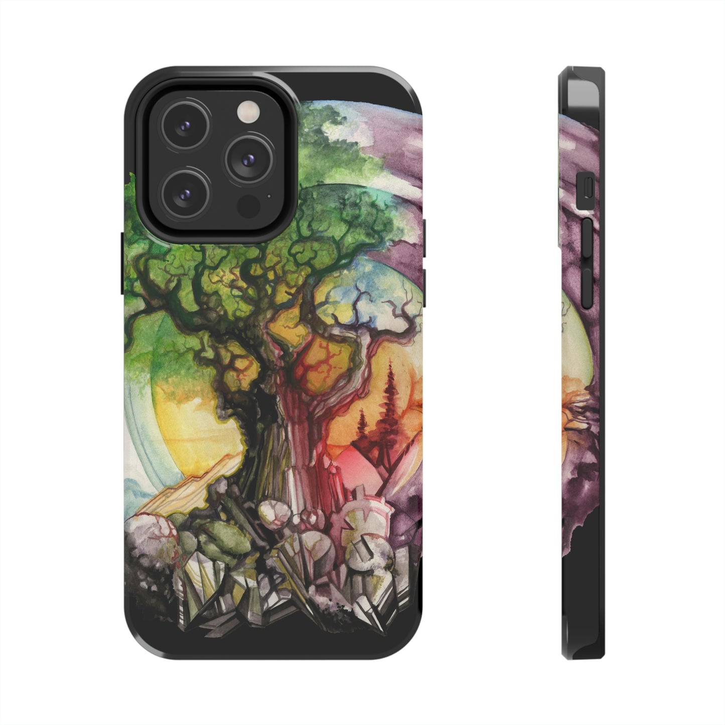 Liquid Trees #6 Tough iPhone Case