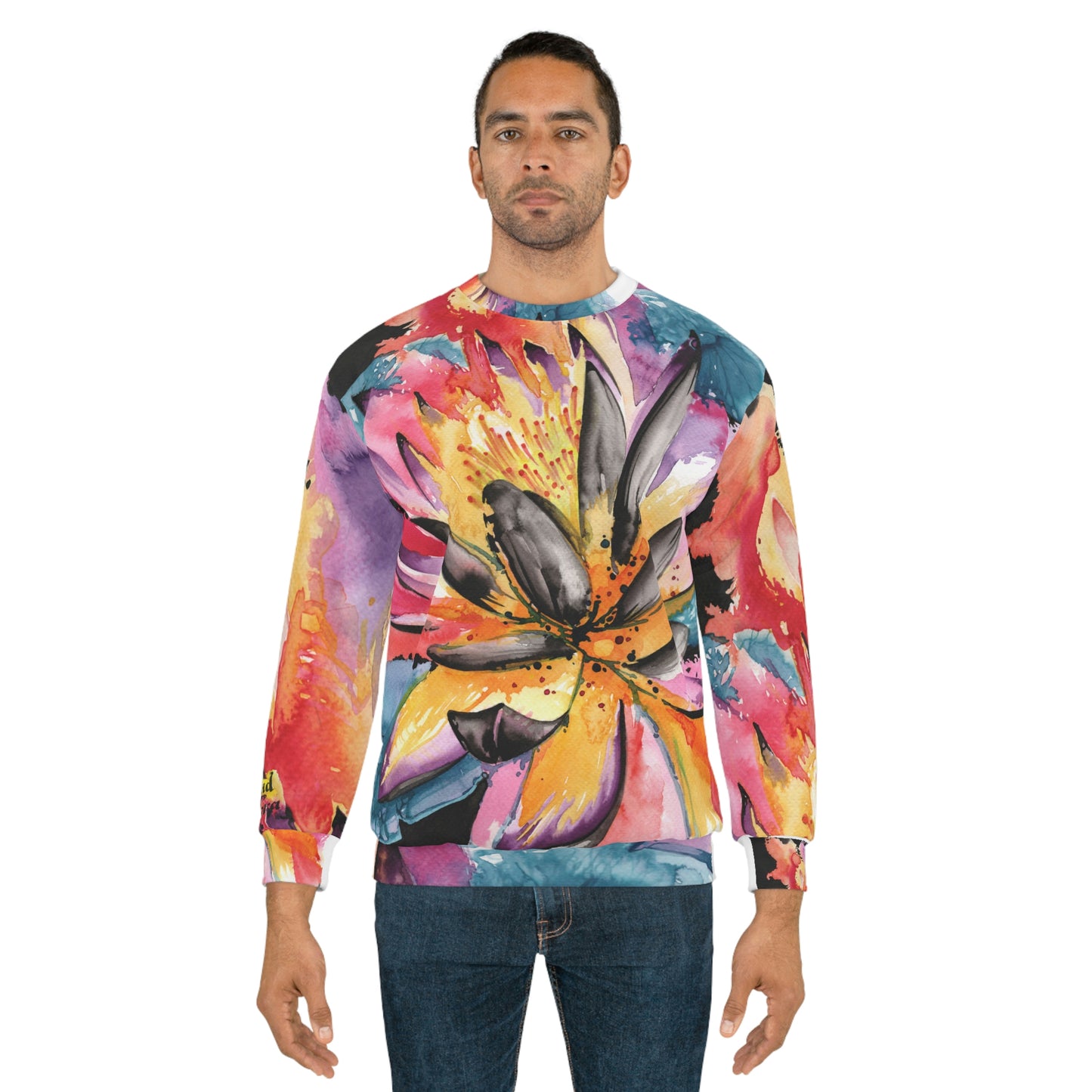 Liquid Flora Water Lily Sweatshirt