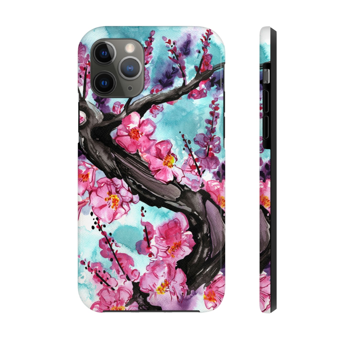 Liquid Flora Cherry Blossom iPhone Tough Case