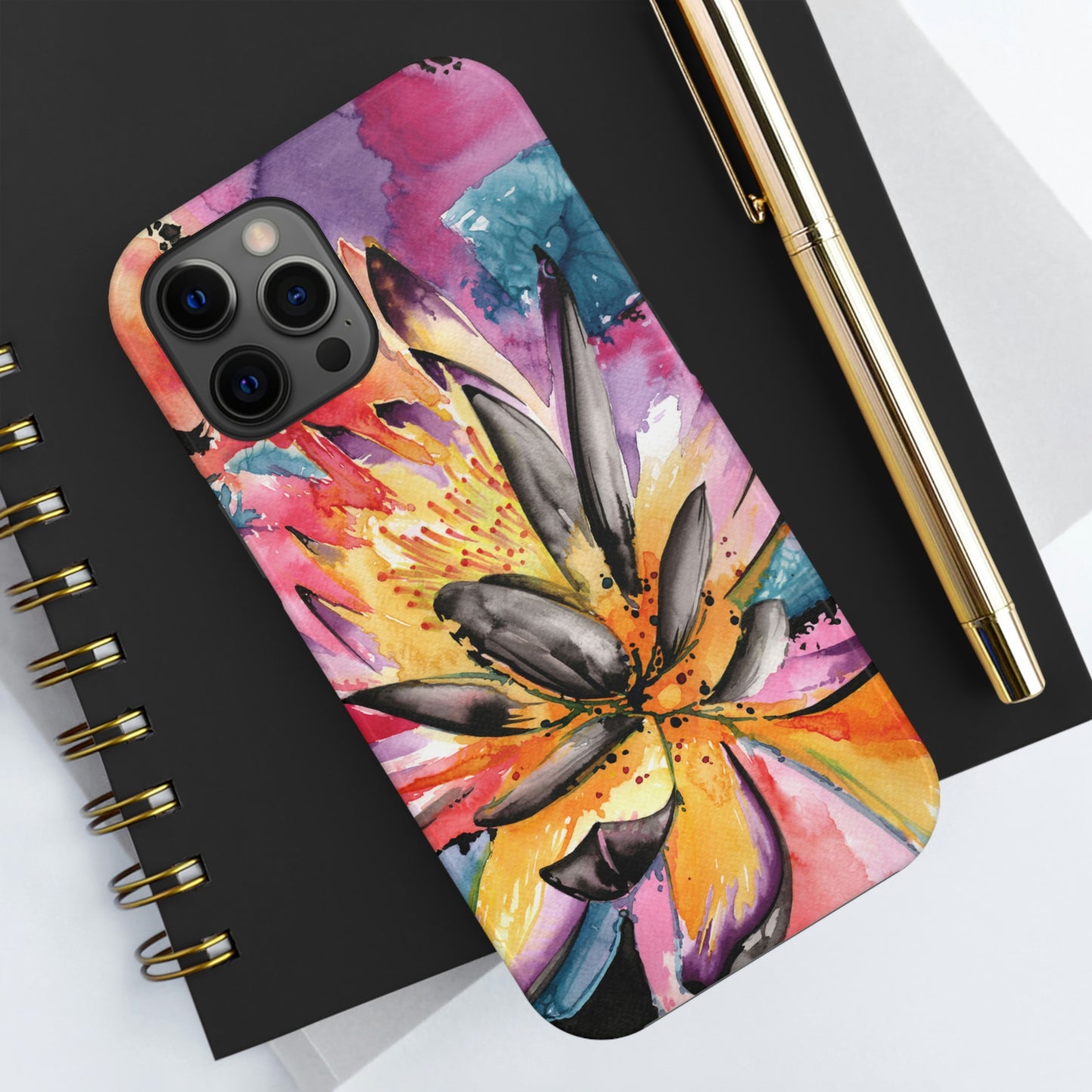 Liquid Flora Water Lily iPhone Case