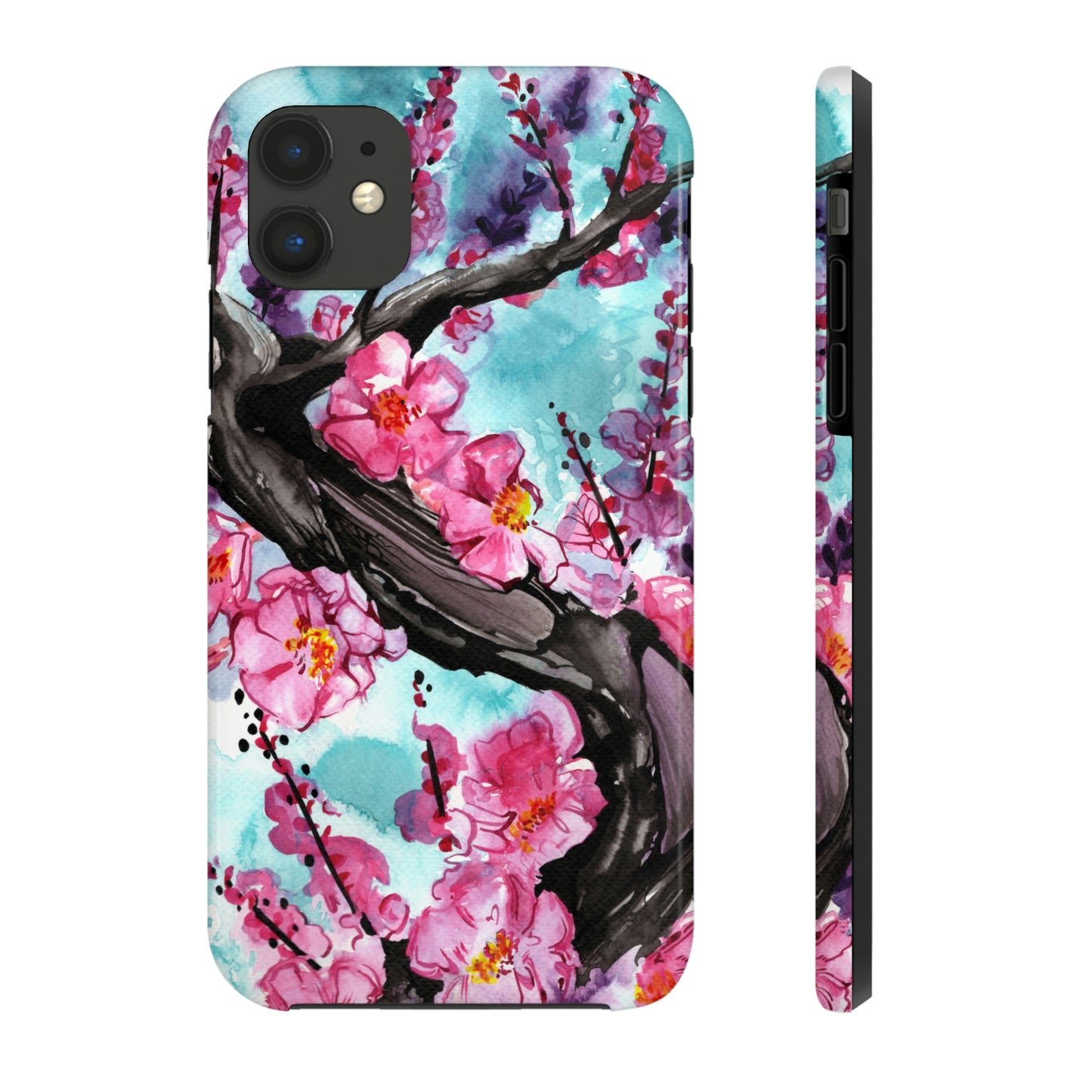 Liquid Flora Cherry Blossom iPhone Tough Case