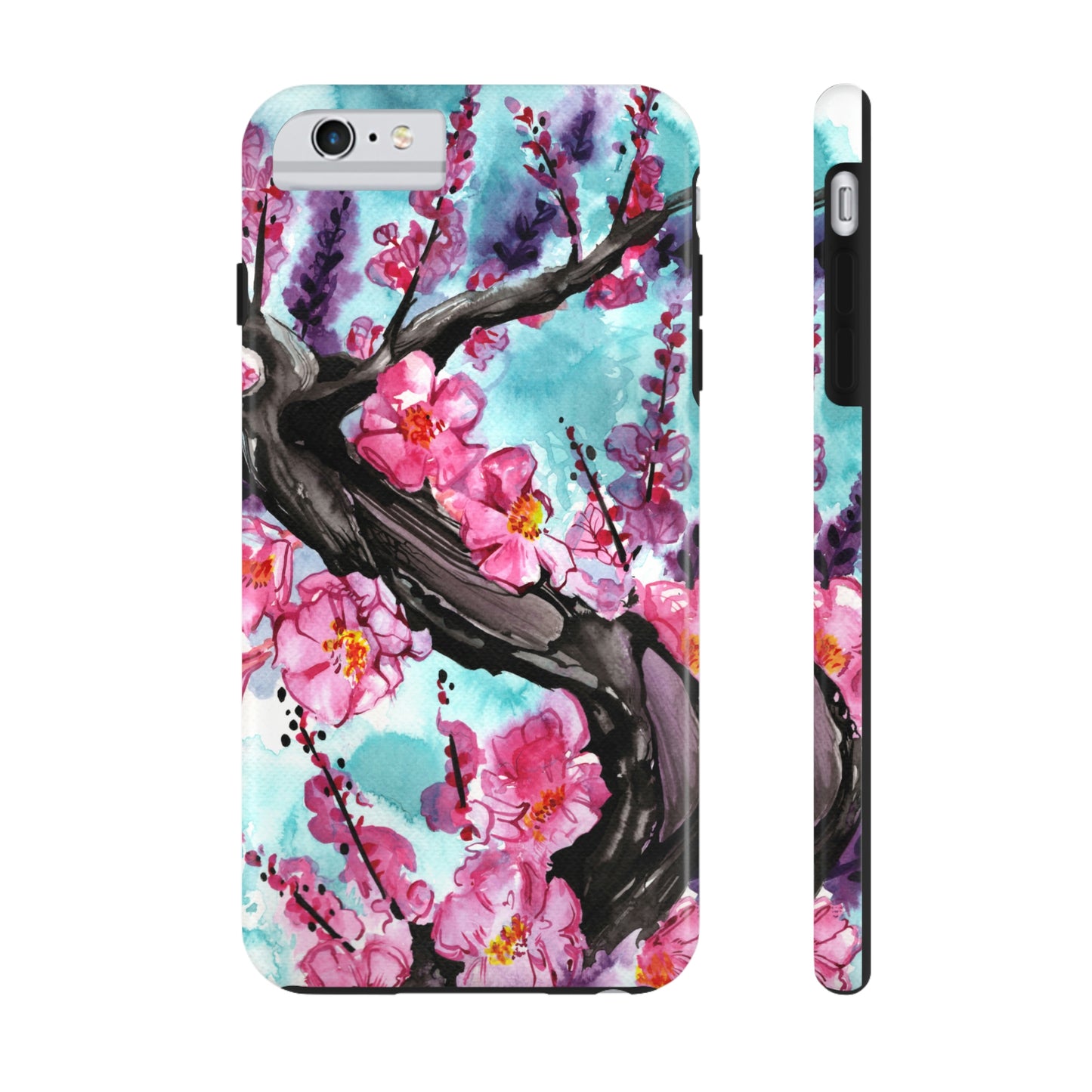 Liquid Flora Cherry Blossom iPhone Tough Case