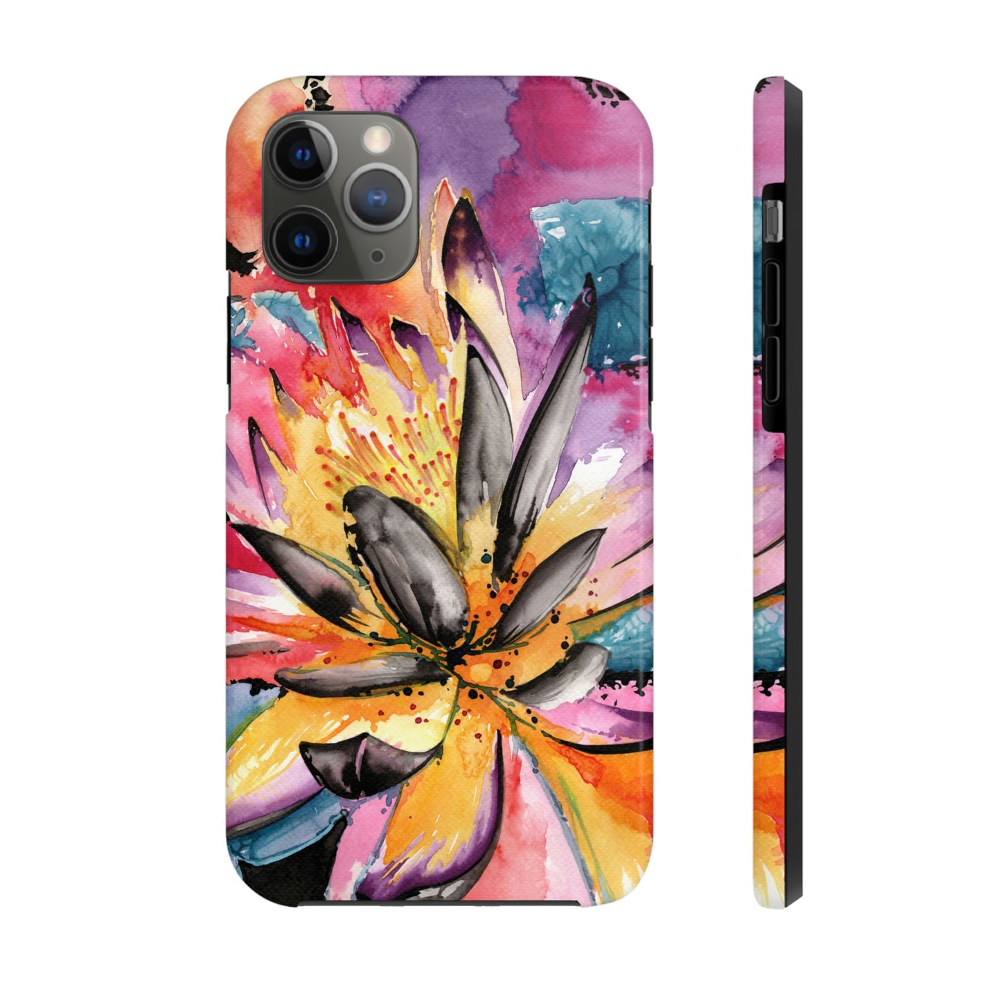 Liquid Flora Water Lily iPhone Case