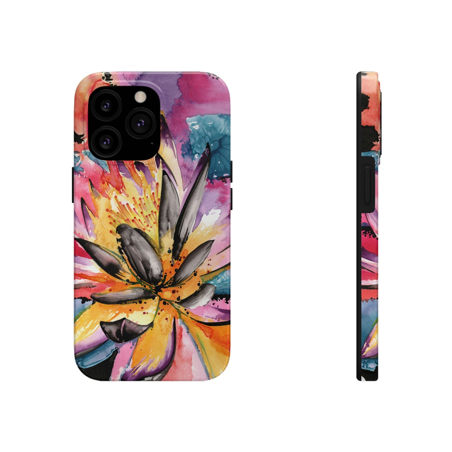 Liquid Flora Water Lily iPhone Case