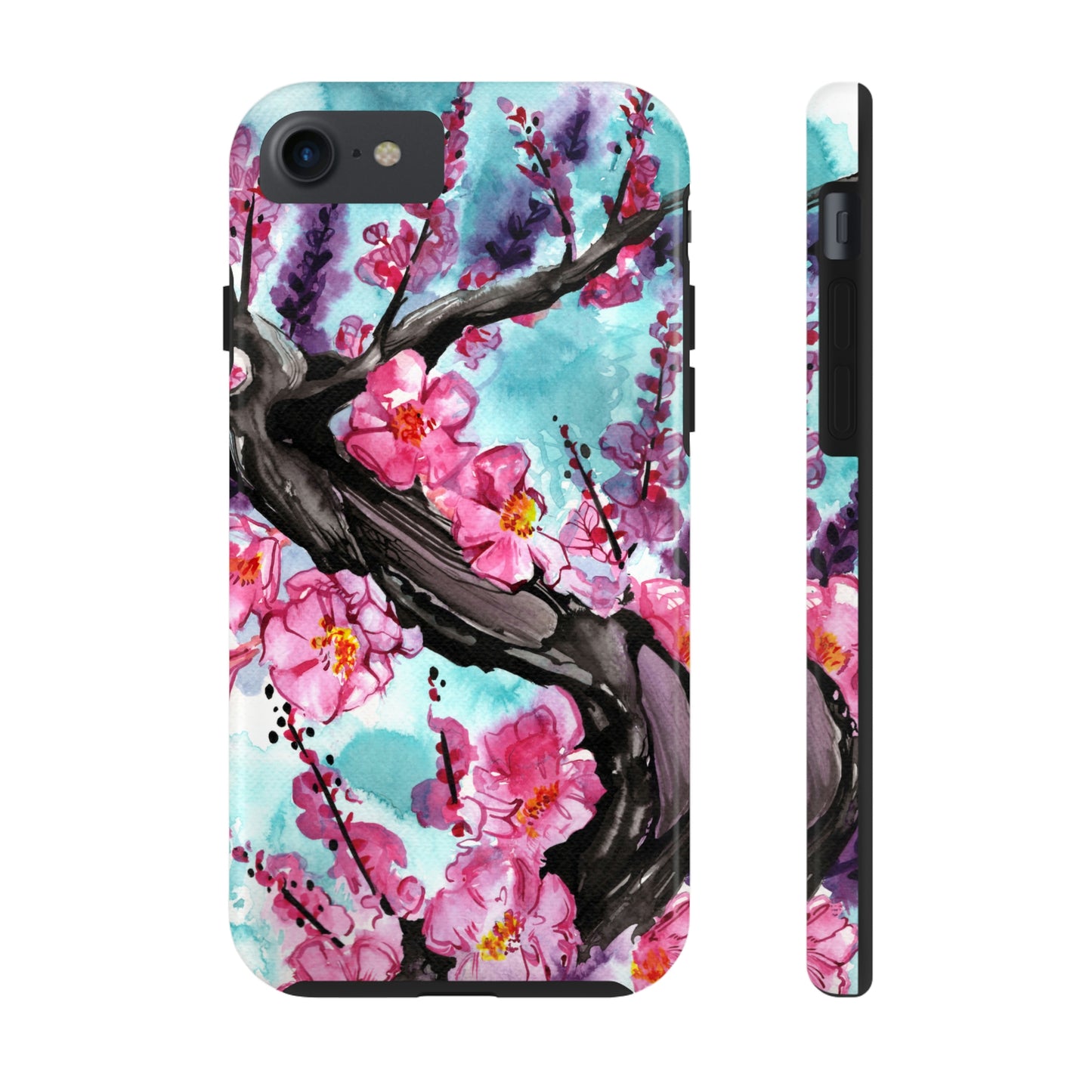 Liquid Flora Cherry Blossom iPhone Tough Case