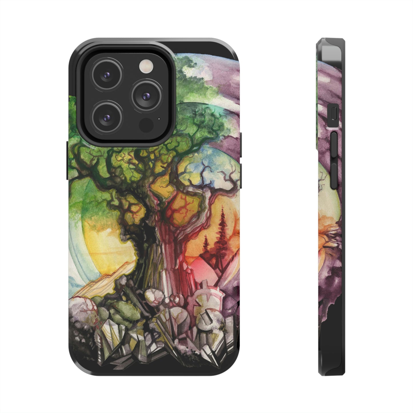 Liquid Trees #6 Tough iPhone Case