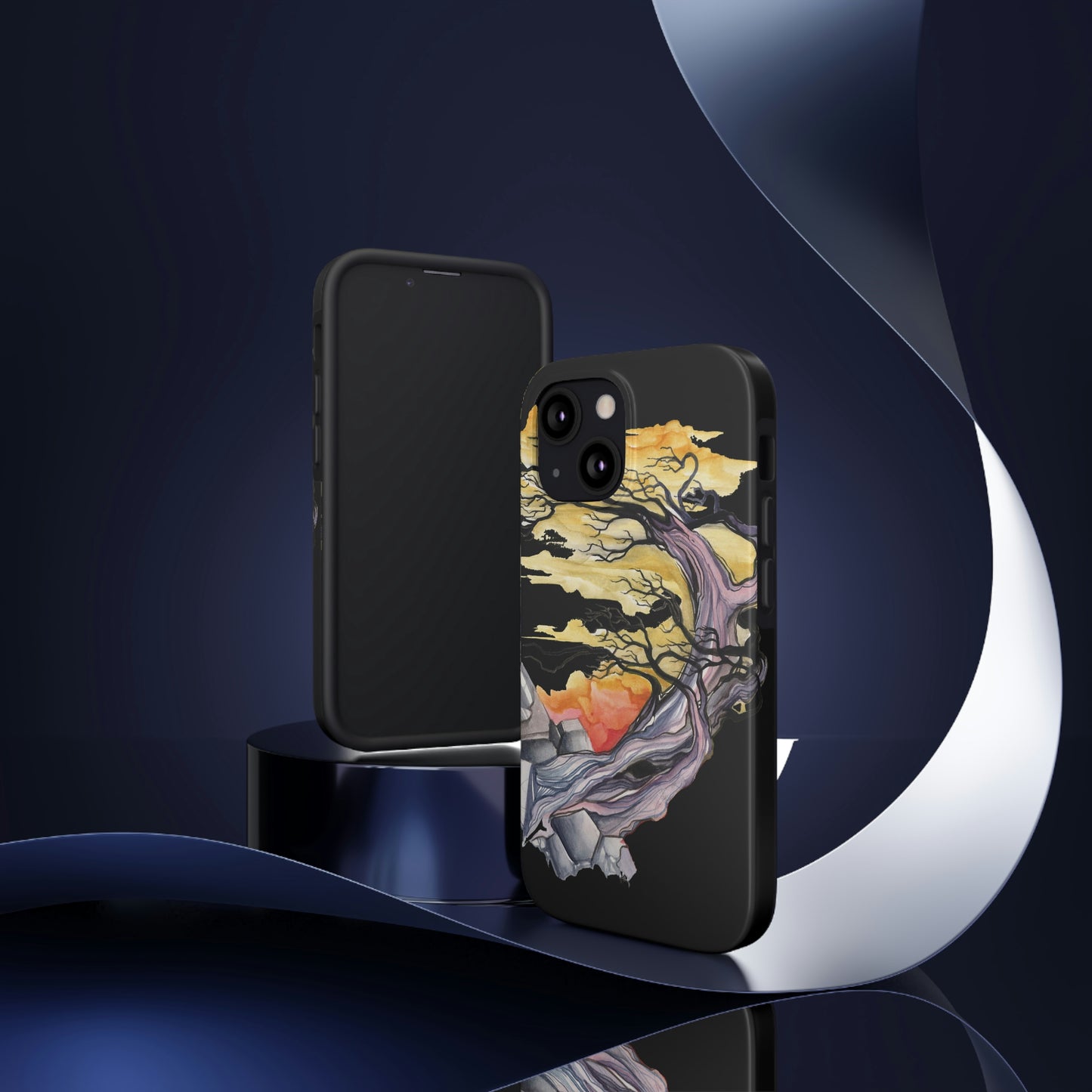 Liquid Trees #7 Tough iPhone Case