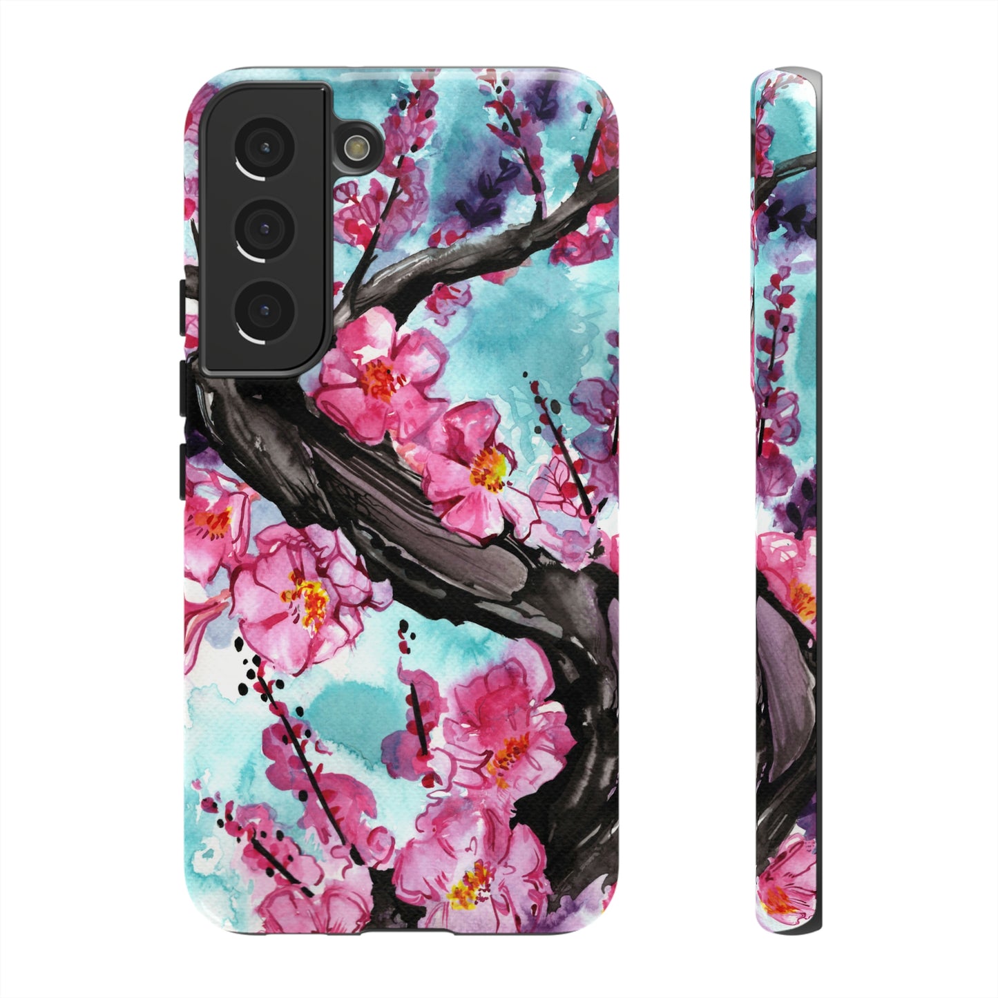 Liquid Flora Cherry Blossom Tough Phone Case