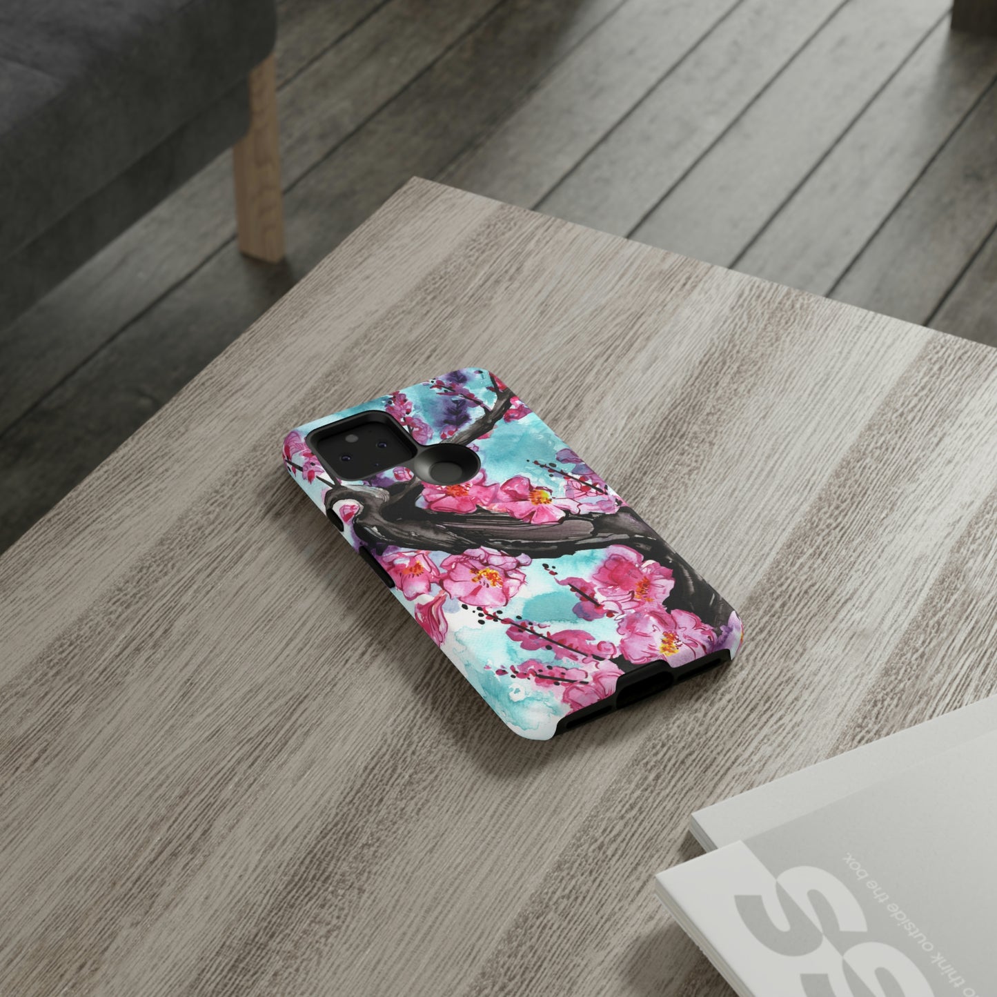 Liquid Flora Cherry Blossom Tough Phone Case