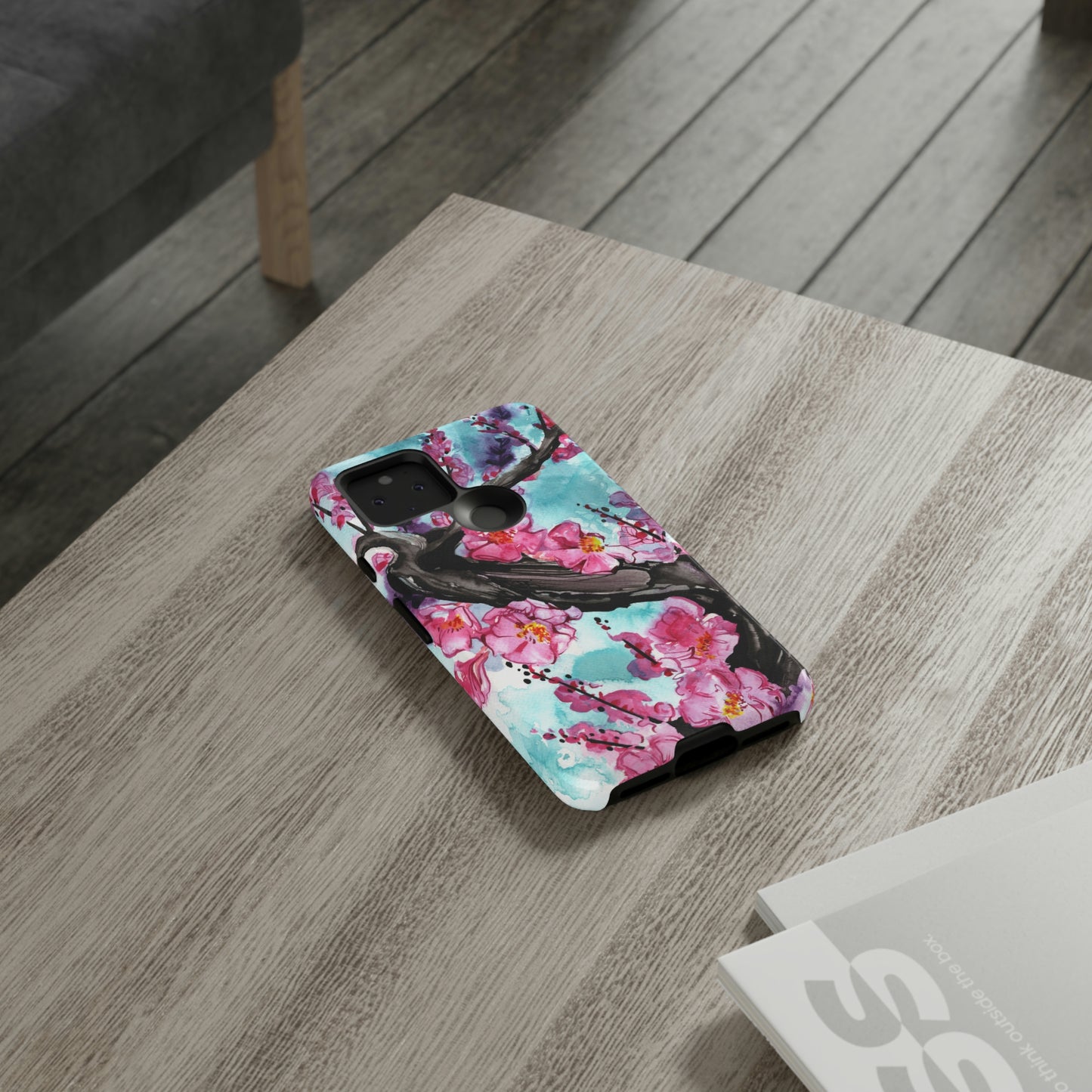 Liquid Flora Cherry Blossom Tough Phone Case