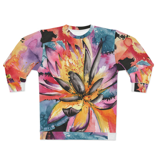 Liquid Flora Water Lily Sweatshirt