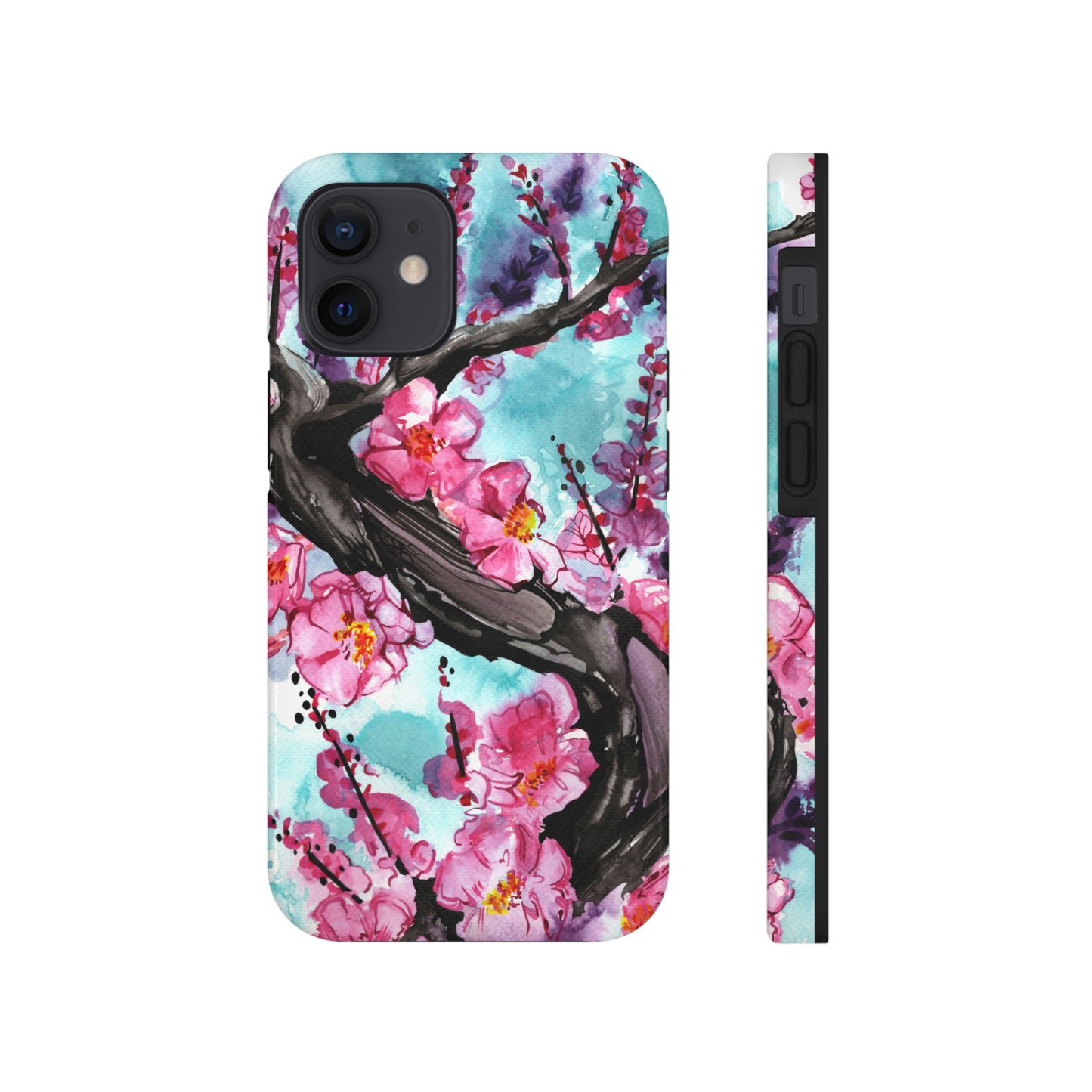 Liquid Flora Cherry Blossom iPhone Tough Case