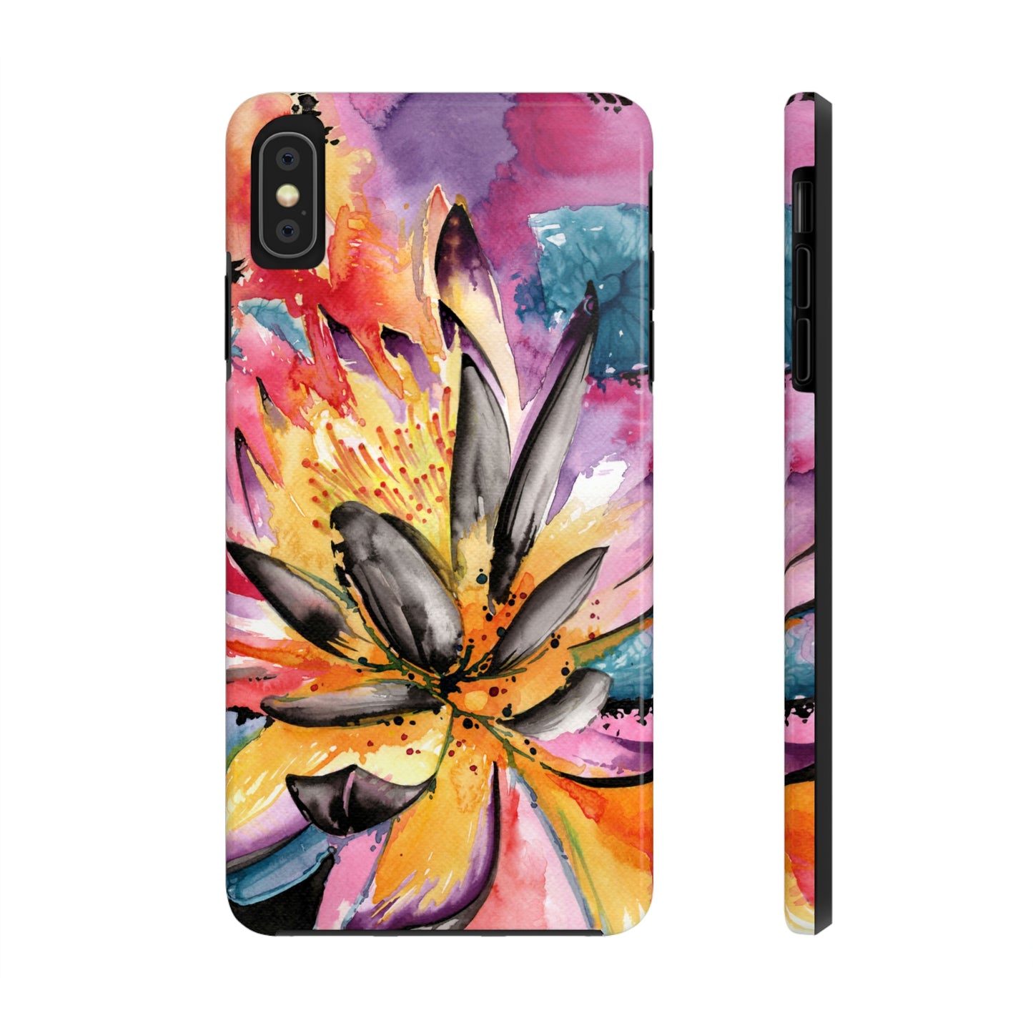 Liquid Flora Water Lily iPhone Case