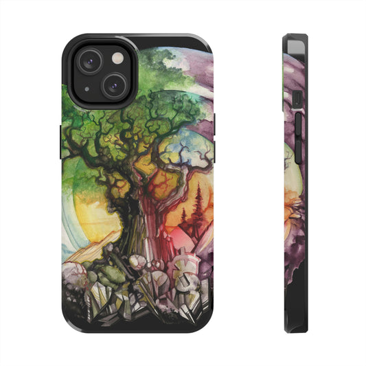 Liquid Trees #6 Tough iPhone Case