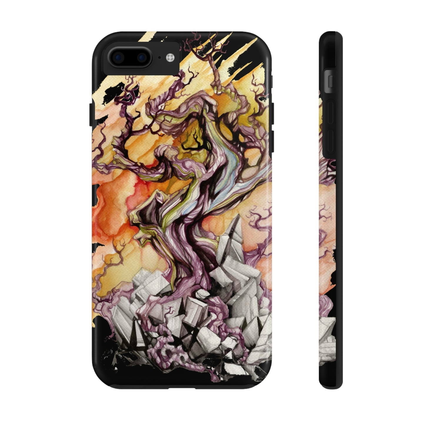 Liquid Trees #8 Tough iPhone Case