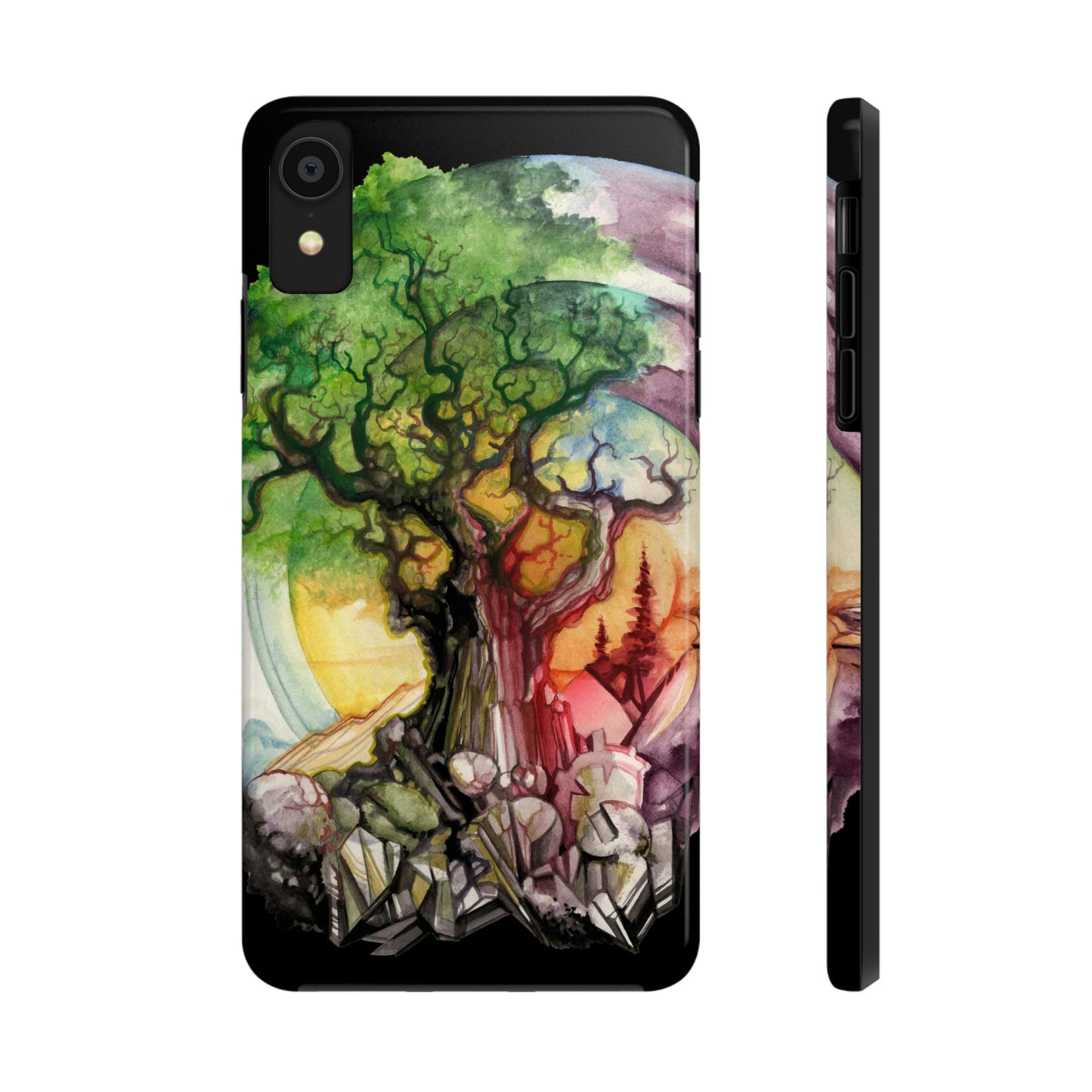 Liquid Trees #6 Tough iPhone Case