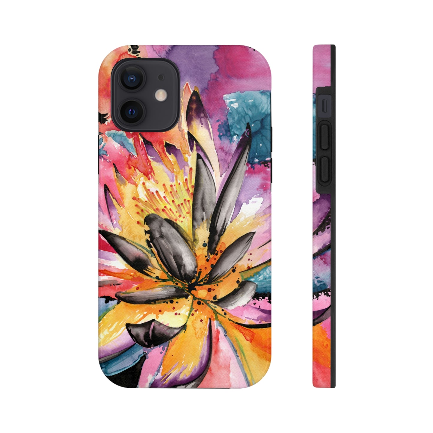 Liquid Flora Water Lily iPhone Case