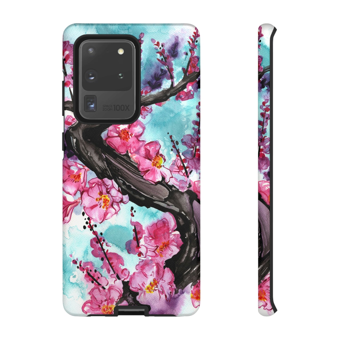 Liquid Flora Cherry Blossom Tough Phone Case