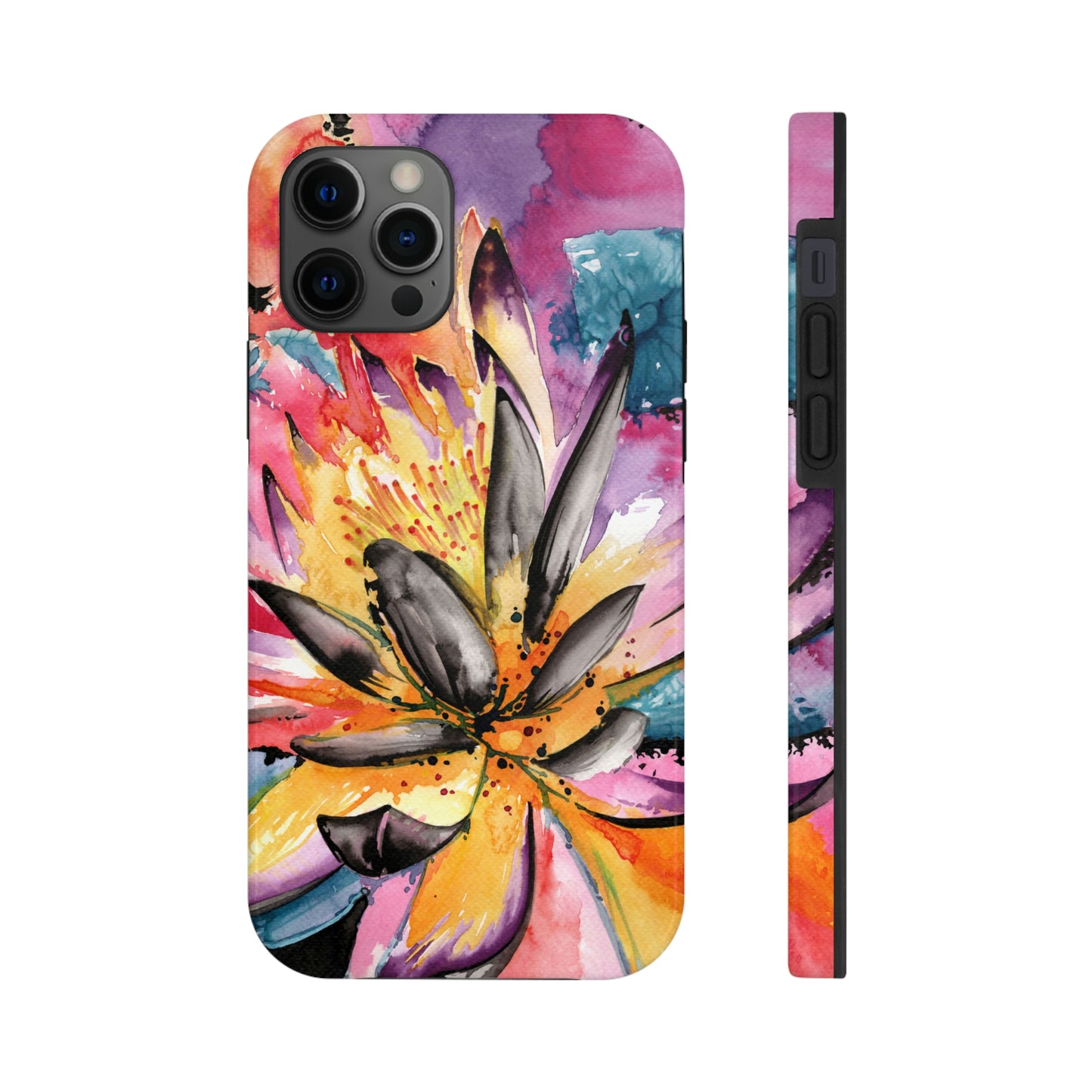 Liquid Flora Water Lily iPhone Case