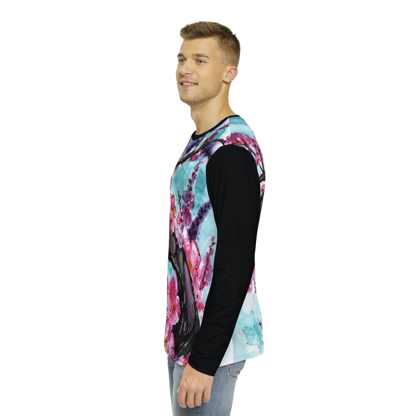 Liquid Flora Cherry Blossom Long Sleeve Tee