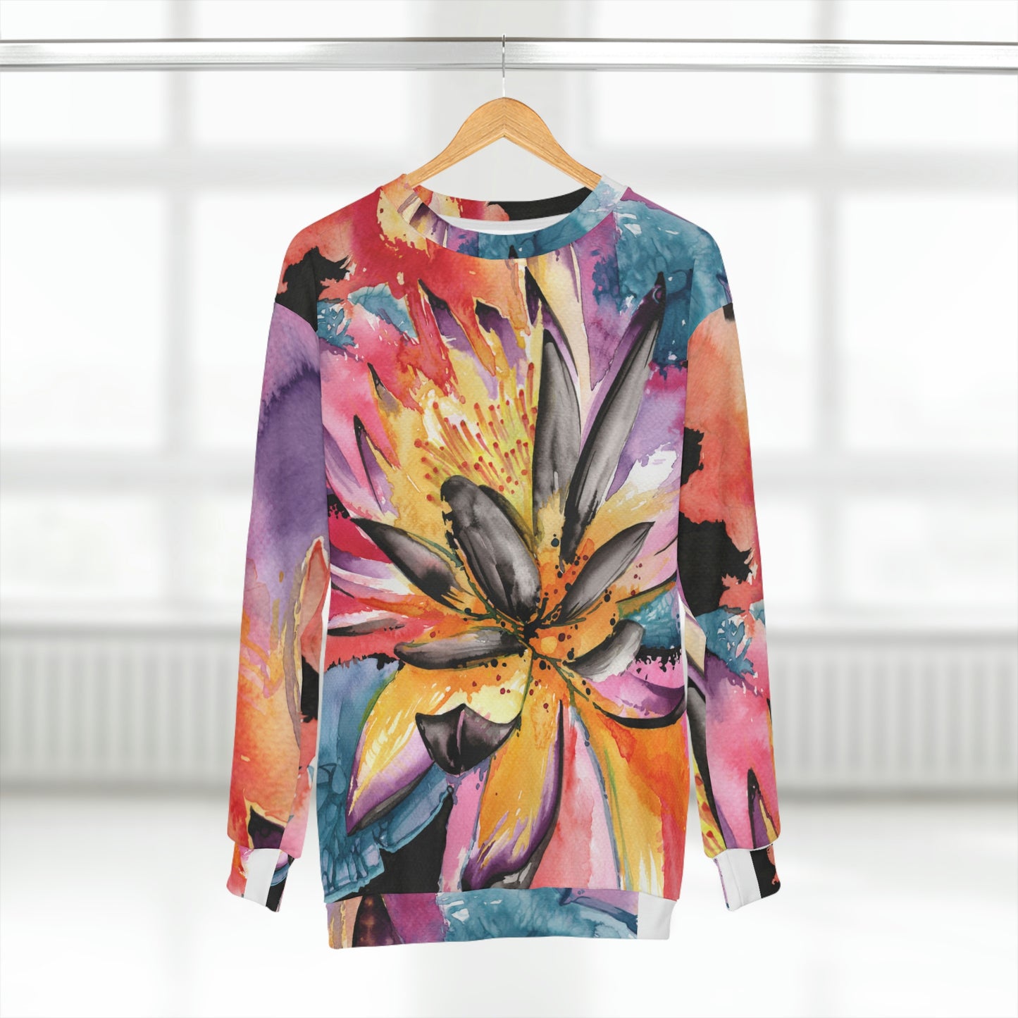 Liquid Flora Water Lily Sweatshirt