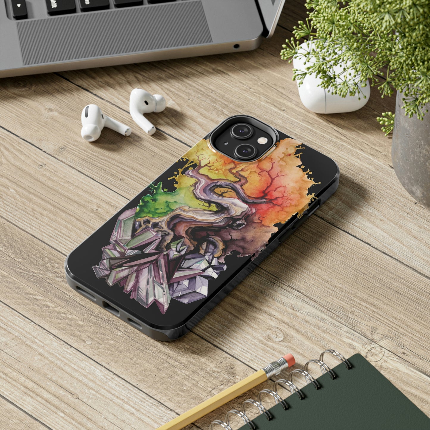 Liquid Trees #3 Tough iPhone Case