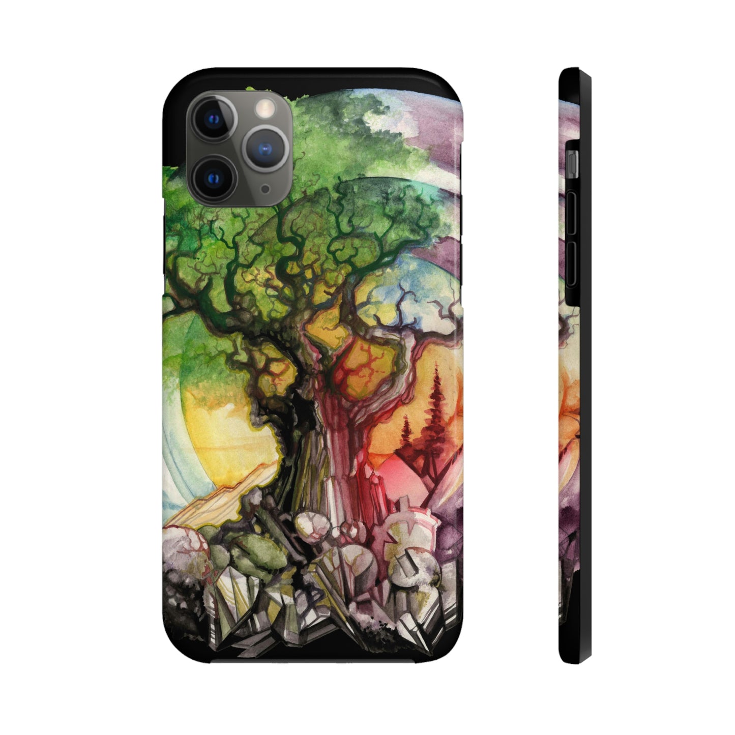 Liquid Trees #6 Tough iPhone Case