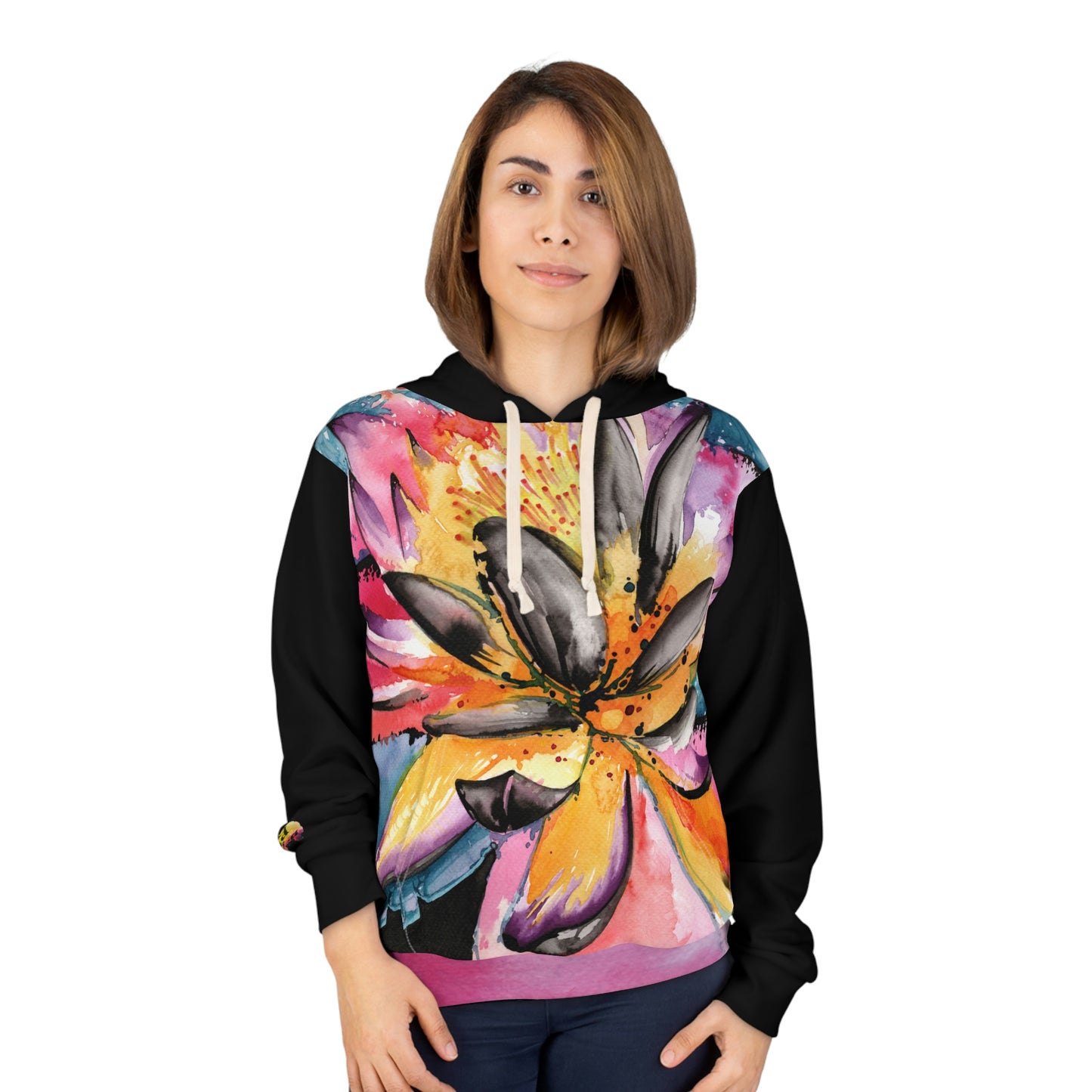 Liquid Flora Water Lily Hoodie