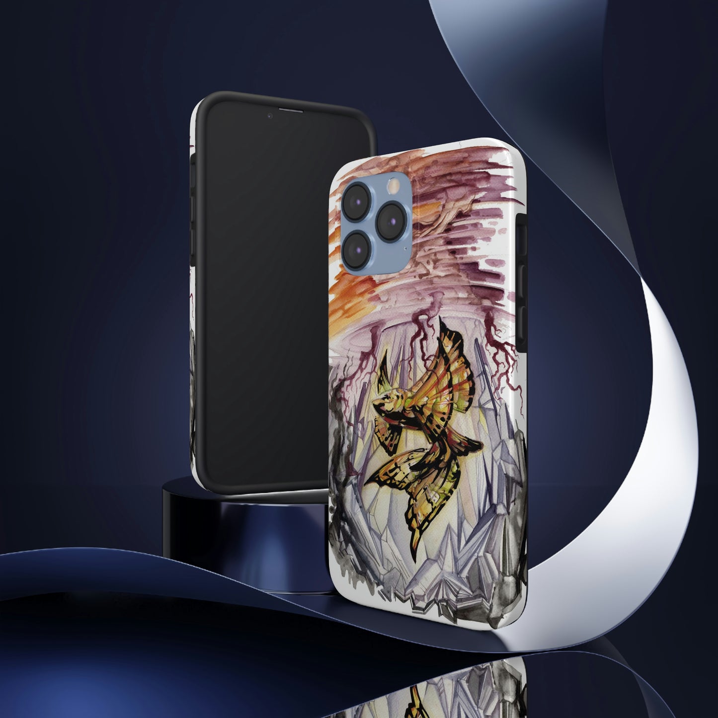 Liquid Trees #9 Tough iPhone Case