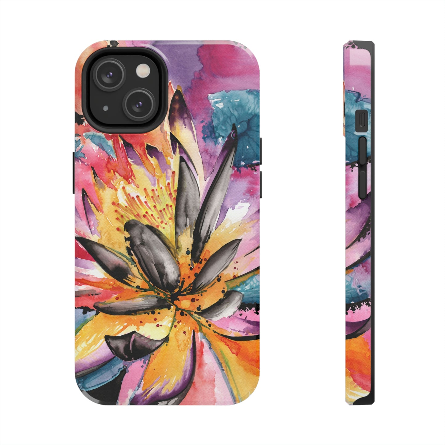 Liquid Flora Water Lily iPhone Case