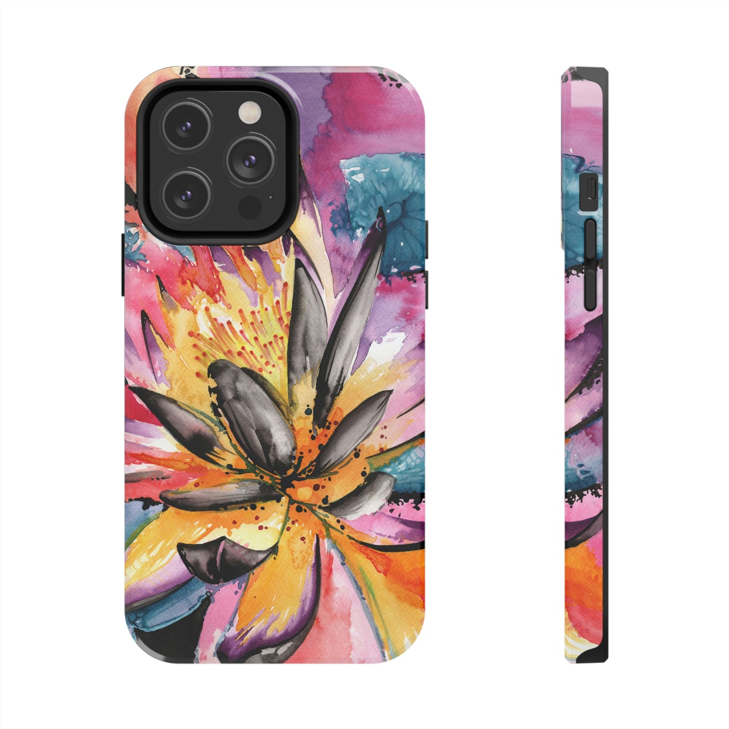 Liquid Flora Water Lily iPhone Case