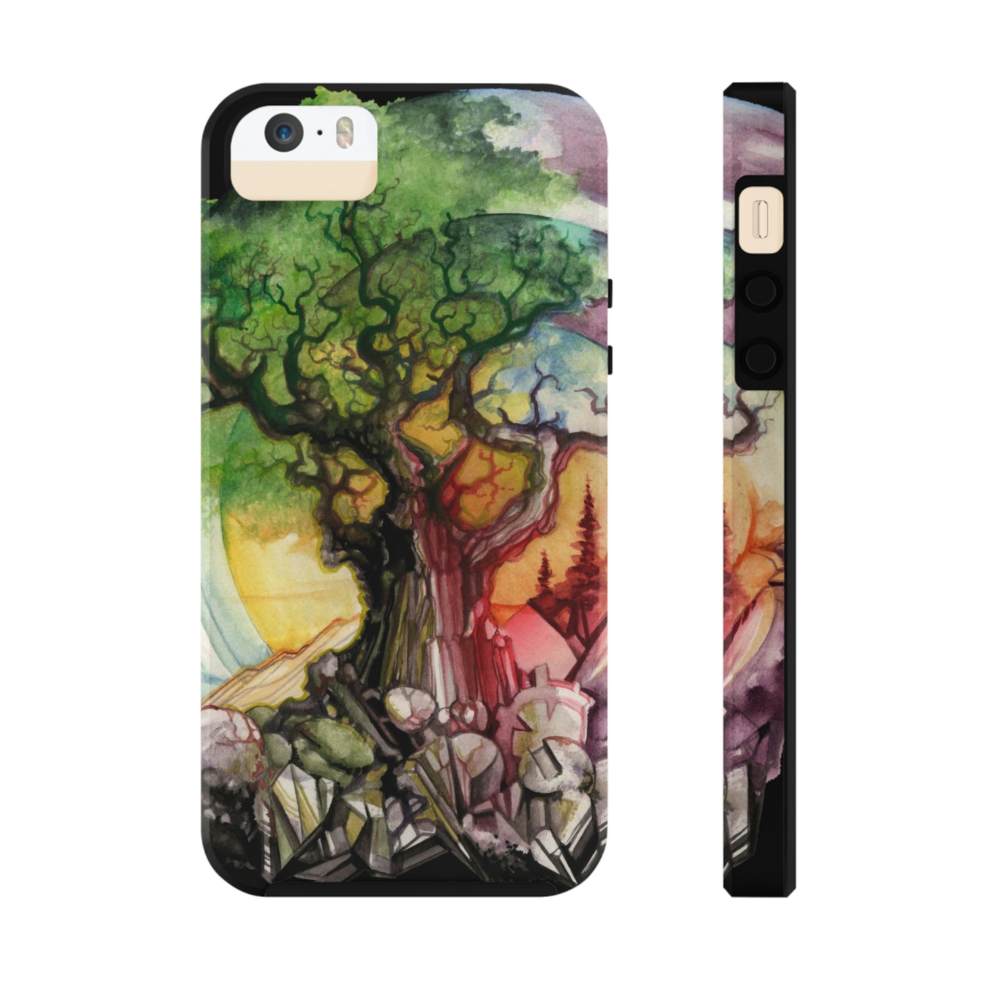 Liquid Trees #6 Tough iPhone Case