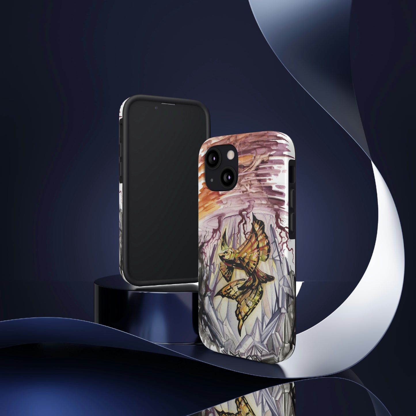 Liquid Trees #9 Tough iPhone Case