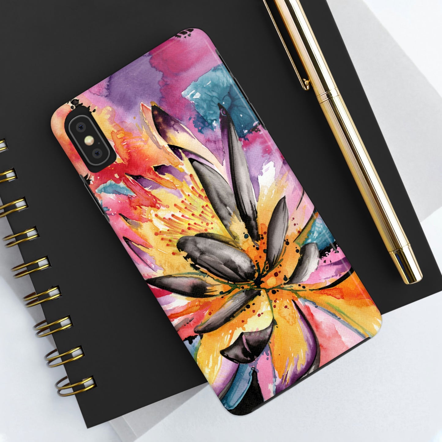 Liquid Flora Water Lily iPhone Case